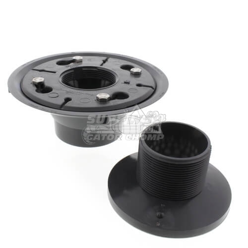 4" ABS Shower/Floor Drain With Stainless Steel Round Strainer - Image 2