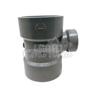 3'' x 3'' x 1-1/2'' Hub Low Rise PVC DWV Sanitary Tee