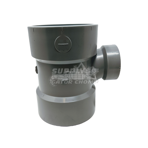 3'' x 3'' x 1-1/2'' Hub Low Rise PVC DWV Sanitary Tee