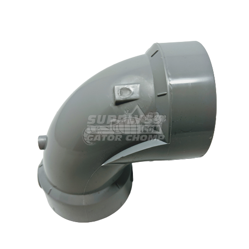 3″ Hub Low Rise PVC DWV 90° Elbow