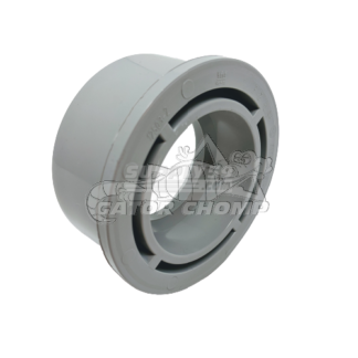 3" x 2" Spigot x Hub Low Rise PVC DWV Flush Bushing
