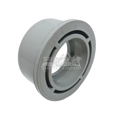 3" x 2" Spigot x Hub Low Rise PVC DWV Flush Bushing