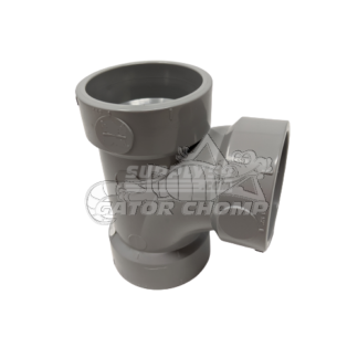 3'' Hub Low Rise PVC DWV Sanitary Tee