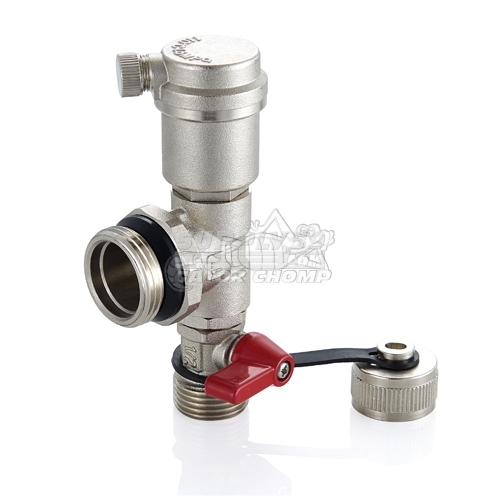3 Loop Stainless Steel Radiant Heat Manifold Set With 1/2″ PEX Adapters - Image 5