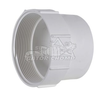 4″ PVC Sewer Cleanout Adapter SPG x FPT