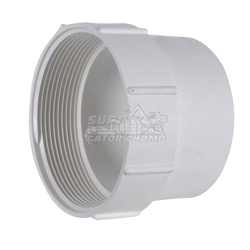 4″ PVC Sewer Cleanout Adapter SPG x FPT