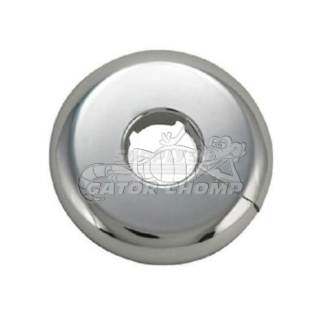2" IPS Split Wall Plate Chrome Plastic